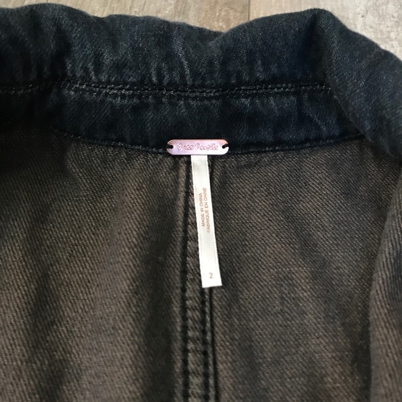 Free People Green River Denim Romper - Picture 6 of 15